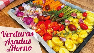 Verduras al Horno súper Deliciosas ¡Fácil y Rápido [upl. by Yelsa]