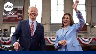 Biden endorses Kamala Harris for 2024 presidential election [upl. by Silrac]