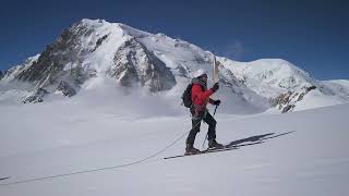 Relais de la Flamme olympique  Aiguille du Midi  La Cordée Collective [upl. by Macri]