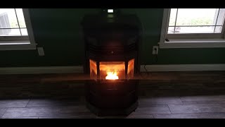 Pellet Stove and Pipe Install They wanted 2200 Did it myself [upl. by Ahsiekyt]