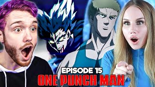 GAROU VS TANK TOP MASTER  One Punch Man S2E3 Reaction [upl. by Thomson10]