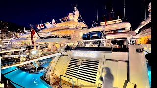 PRIVATE YACHT NIGHT PARTIES • FORMULA 1 GRAND PRIX DE MONACO 2024 [upl. by Airdnna]