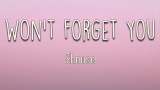 Shouse  Wont Forget You Lyrics  No I wont forget you wont forget you [upl. by Litha]