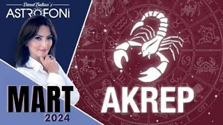 Akrep Burcu Mart 2024 Aylık Burç Yorumları Astrolog Demet Baltacı ile Astroloji haber burçlar [upl. by Einnim]