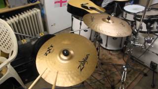 Zildjian ZXT 16quot Medium Thin Crash Cymbal Sound Test  Review [upl. by Brent]