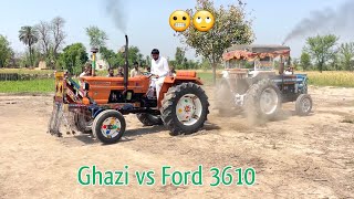 Ghazi vs Ford 3610 Tow Chain Competition Punjab Tractors [upl. by Bamford845]