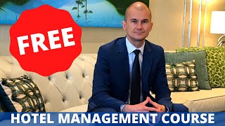 Hotel Management Course Online Free  Sectors of the Hospitality Industry  Hospitality News [upl. by Sikleb754]