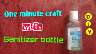 Sanitizer Bottle Craft  Diy  Bottle Art  Ocean in a bottle [upl. by Notxarb]