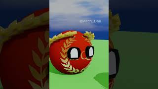 Roman Empire and Barbarians  CountryBalls 3D [upl. by Akeim205]