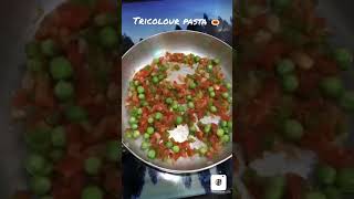 Tricolour pasta pasta recipe pasta 🍝 [upl. by Adialeda]