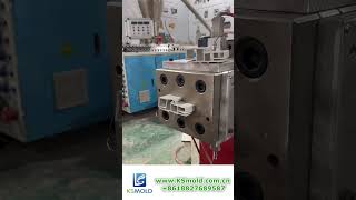 PVC frame architrave panel profile mould mold tool tooling template testing debugging trial  KSMOLD [upl. by Learsi]