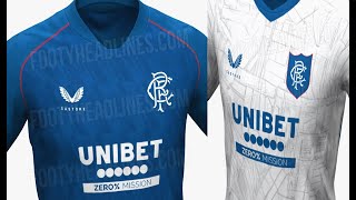 RANGERS 202425 HOME amp AWAY KITS LEAKED [upl. by Oribelle]