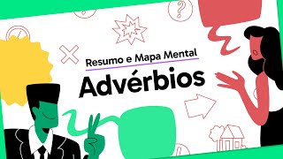 ADVÉRBIO  O que é como identificar e tipos de advérbios  Quer Que Desenhe [upl. by Airdnala424]