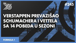 Lap 76 No245  F1 Max prevazišao Schumachera i Vettela sa 14 pobeda u sezoni [upl. by Atsillac]