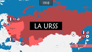 La URSS  Historia y resumen con mapa [upl. by Nadeau]