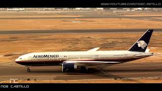 AeroMexico  Boeing 777 Espectacular vista desde Torre de Control [upl. by Yleek]