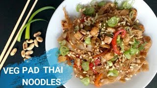 Veg Pad Thai Noodles Recipe  Vegetable Pad Thai Recipe  Popular Thai Street Food  Thai Cuisine [upl. by Annav26]