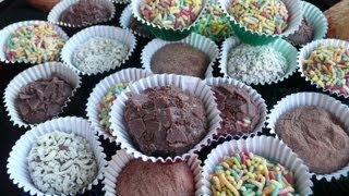 Brigadeiros tradicionales  Postre Fácil y Rápido [upl. by Ashlee]