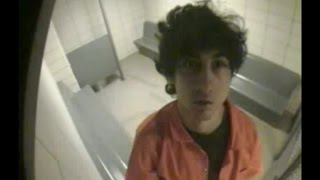 Boston Bomber Dzhokhar Tsarnaev Made Obscene Gesture to Camera in Holding [upl. by Aynotal]