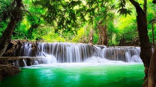 Relaxing Sleep Music for Babies with Beautiful Waterfall Sounds Nature Sounds  Healing Music [upl. by Nawj]