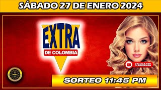 Resultado EXTRA DE COLOMBIA del SÁBADO 27 de enero del 2024 [upl. by Binny]