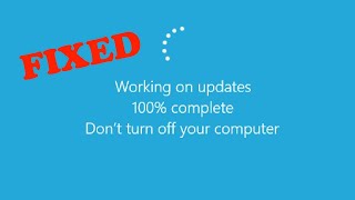 How to Fix the “Windows Updates Stuck at 100” Issue in Windows 10 [upl. by Norina3]