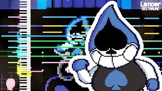 Lancers Theme Overworld  DELTARUNE  MIDI Remaster [upl. by Lindblad735]