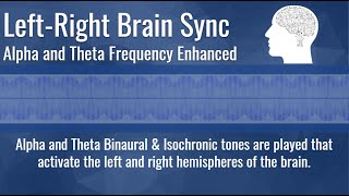 Hemi Sync  Alpha and Theta Brainwave Enhanced  Binaural amp Isochronic  Frequency Tuning [upl. by Lleroj]