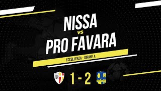 Nissa  Pro Favara  Eccellenza Sicilia  Highlights amp Goals [upl. by Arhez261]