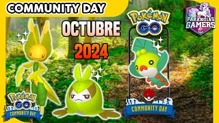 🚨✨SEWADDLE SHINY LLEGA EN EL COMMUNITY DAY DE OCTUBRE TODA LA INFORMACIÓN  Pokémon GO [upl. by Otis]