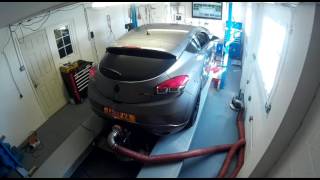 Engine Dynamics Megane 3 RS 250 level 2 Dyno Run [upl. by Janenna447]