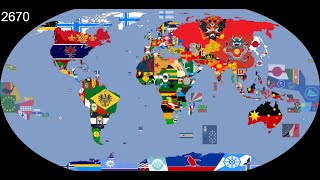 The World Timeline of National Flags 20243024 [upl. by Casie638]