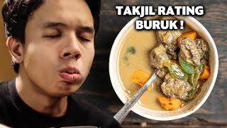 BUKA PUASA PAKE TAKJIL RATING BURUK  ADA TONGSENG BAPHOMET   SAD FOOD [upl. by Ned940]