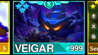 I HIT 3 STAR VEIGAR Golden Yordle Army TFT Set 6 Gameplay  Becca [upl. by Aynotahs]