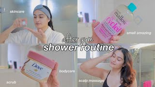 after gym showerskincare routine 💗  nishkabhura [upl. by Kuehnel391]