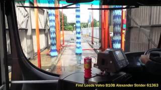 Transdev Harrogate Bus Wash Volvo B9TL Wright Eclipse Gemini II [upl. by Aryas]