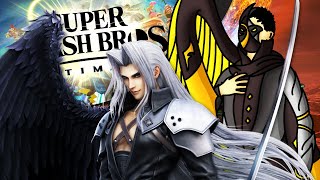 Playing As SEPHIROTH In SUPER SMASH BROS ULTIMATE [upl. by Sherri233]