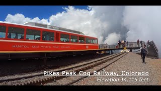 Cog Railway  Pikes Peak summit 14000 ft elevation [upl. by Petronella]