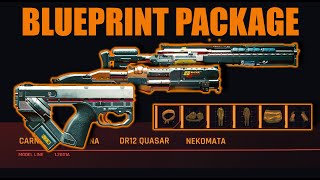 Cyberpunk 2077  LVL 18 LEGENDARY Crafting BLUEPRINT Package [upl. by Ahsiym]