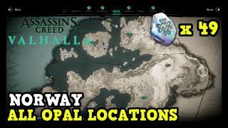 Assassins Creed Valhalla Norway All Opal Locations Rygjafylke amp Hordafylke All Opal Locations [upl. by Pillow398]