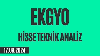 EKGYO Hisse Teknik Analiz 17092024 [upl. by Hrutkay]