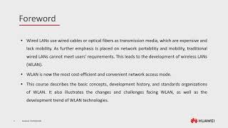 WLAN Overview 01  Huawei HCIA WLAN V30 Training  WLAN Technology [upl. by Ericha]