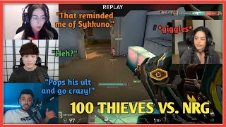 This Pro Raze Play Reminded Kyedae How Sykkuno Plays Raze  Watch Party 100 Thieves vs NRG [upl. by Anirat]