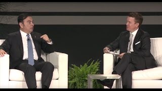 Carlos Ghosn QampA at 2016 NYIAS Opening Breakfast [upl. by Fagan]