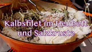 Kalbsfilet im Heubett und Salzkruste  Add On die Sauce [upl. by Anitsirhcairam]