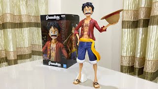 Monkey D Luffy Grandista Nero by Banpresto from One Piece  Unboxing [upl. by Len]