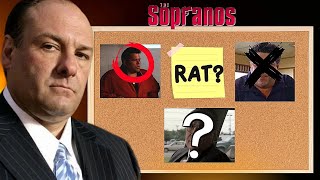 Who Was The First Rat In The Sopranos [upl. by Atteyram]