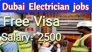 Dubai Electrician job 2023 [upl. by Lyndy]