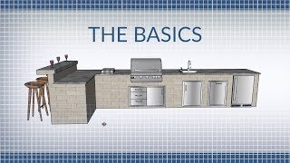 The Basics of Building an Outdoor Kitchen  BBQGuyscom [upl. by Lorrimor]