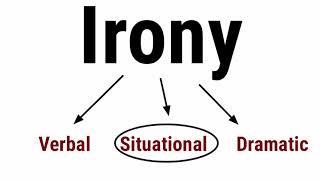 Irony in hindi dramatic situational and verbal Reet tgt pgt second grade [upl. by Barhos]